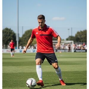 Adidas Red Climalite Jersey